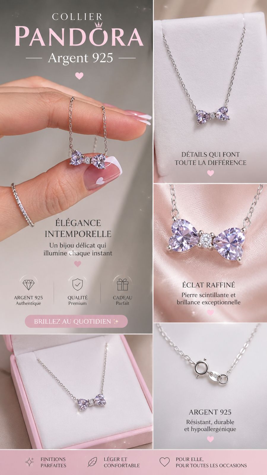 Collier Pandora vue 1