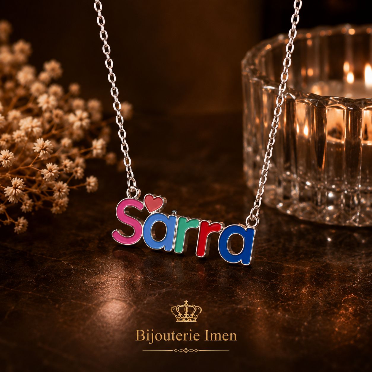 Collier Prénom en Couleur vue 3