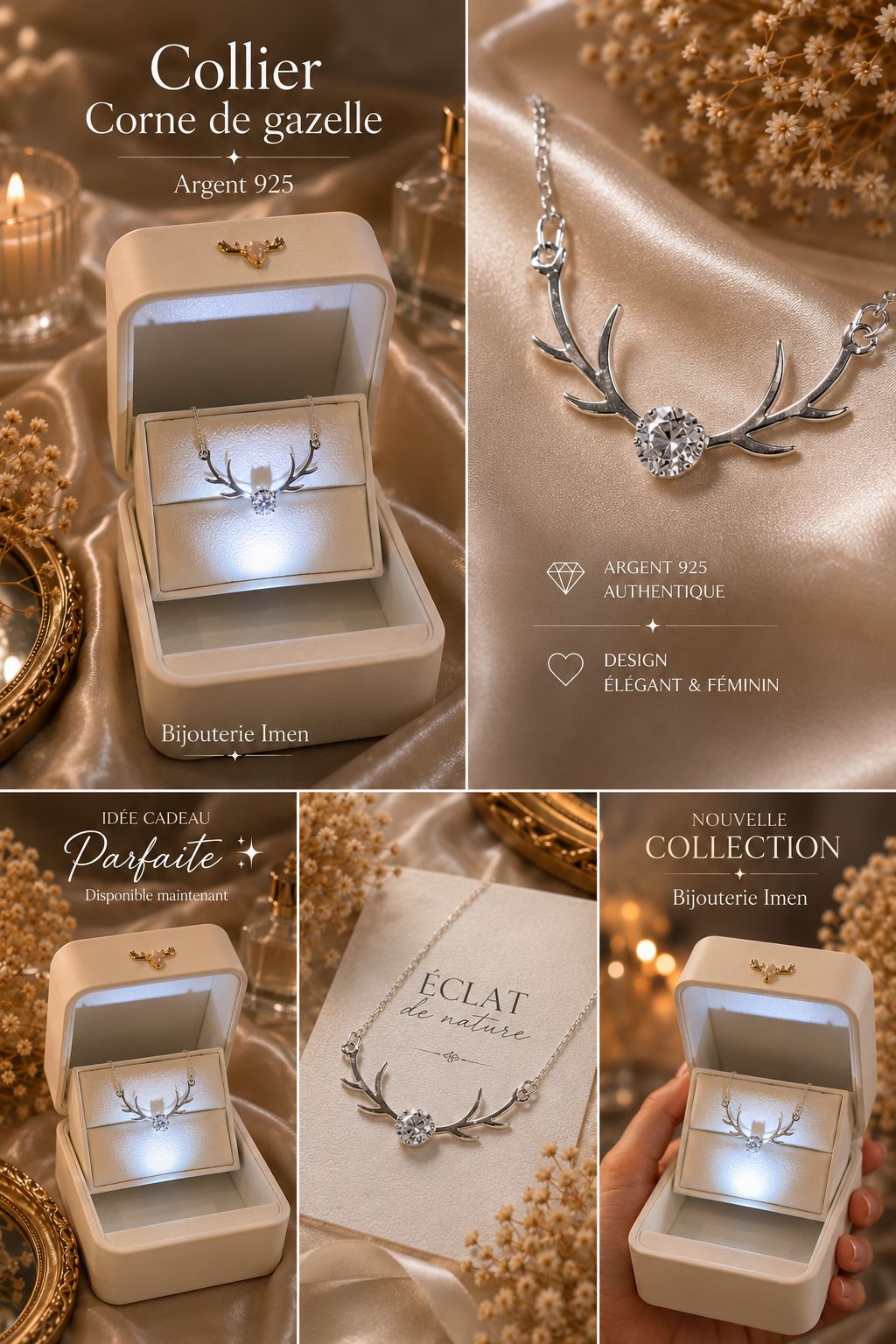 Collier Corne de Gazelle vue 3